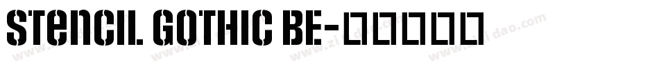 Stencil Gothic BE字体转换